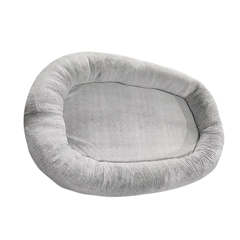 Large Human-Size Plush Dog Bed