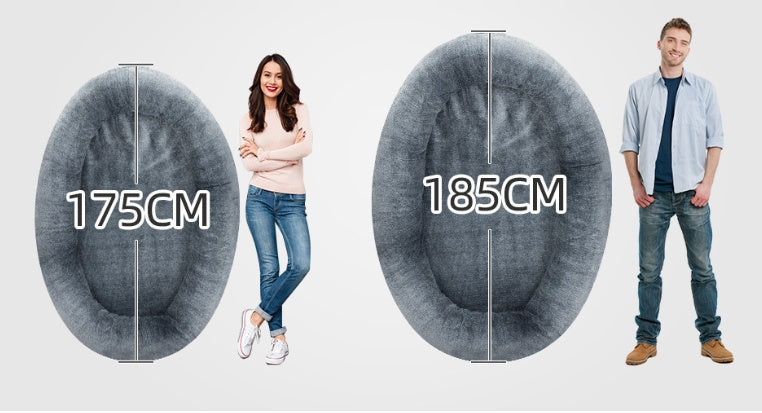 Large Human-Size Plush Dog Bed