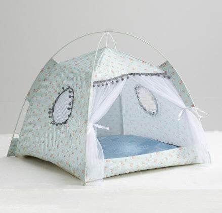 Cozy Enclosed Cat Tent