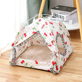 Cozy Enclosed Cat Tent