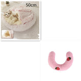 2-in-1 Round Plush Dog & Cat Bed