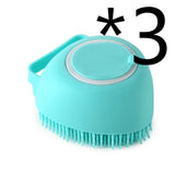 Silicone Dog Bath Massage Glove Brush
