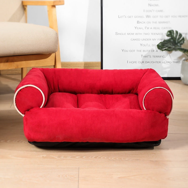 Plush Dog Sofa Bed