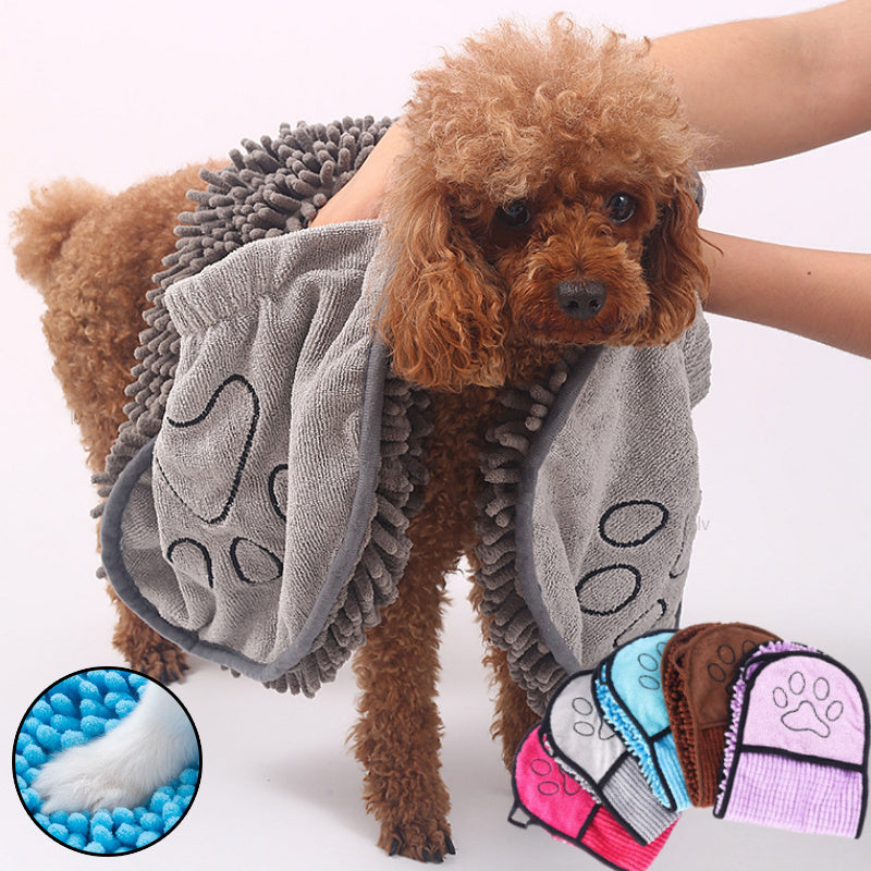 Super Absorbent Microfiber Dog & Cat Bath Towel