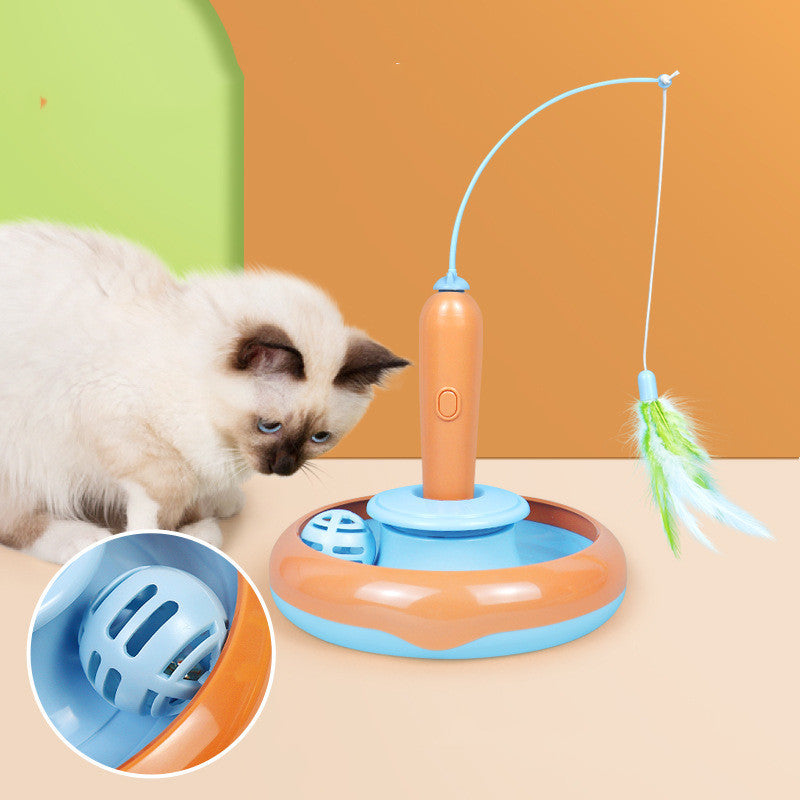 2-in-1 Interactive Cat Toy