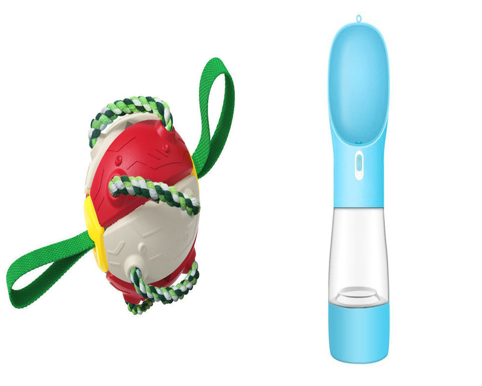 Interactive Dog Football & Frisbee Training Toy