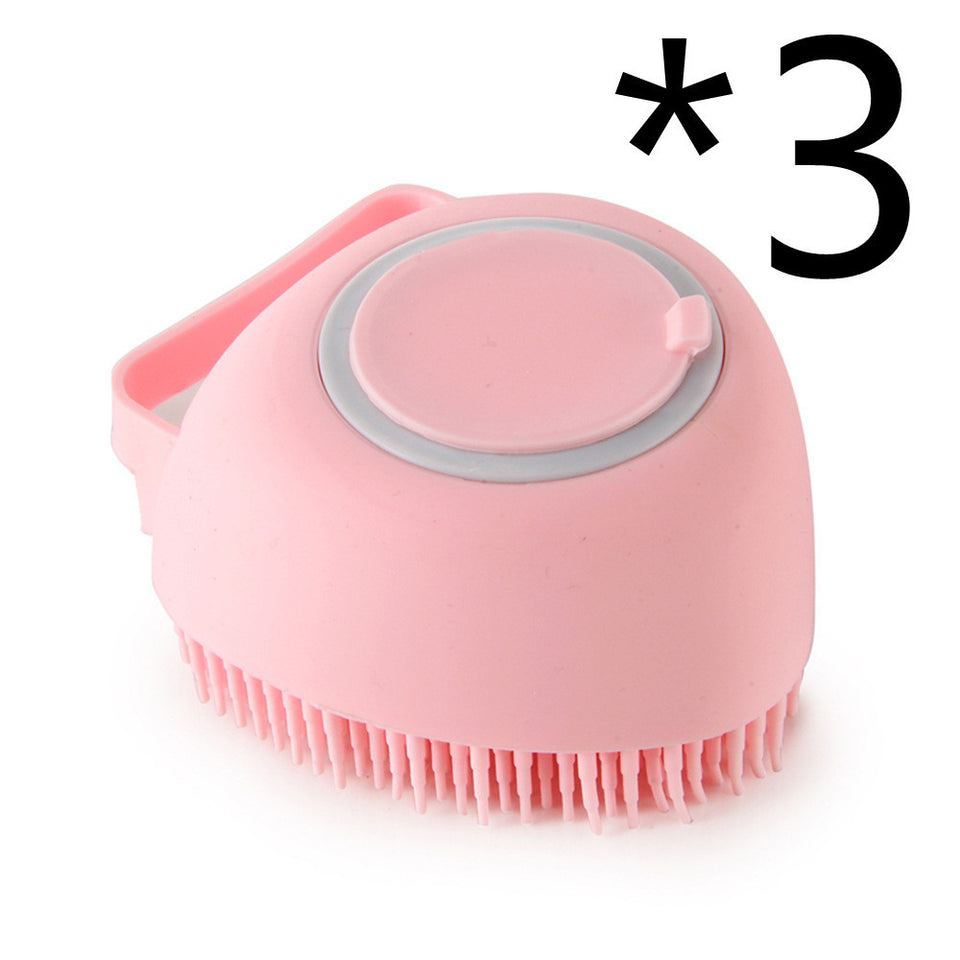Silicone Dog Bath Massage Glove Brush